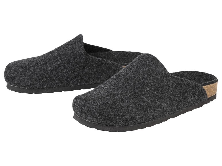 LIVERGY® Pánske plstené papuče (45