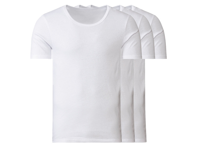 LIVERGY® Pánske tričká z jemnej rebrovitej pleteniny