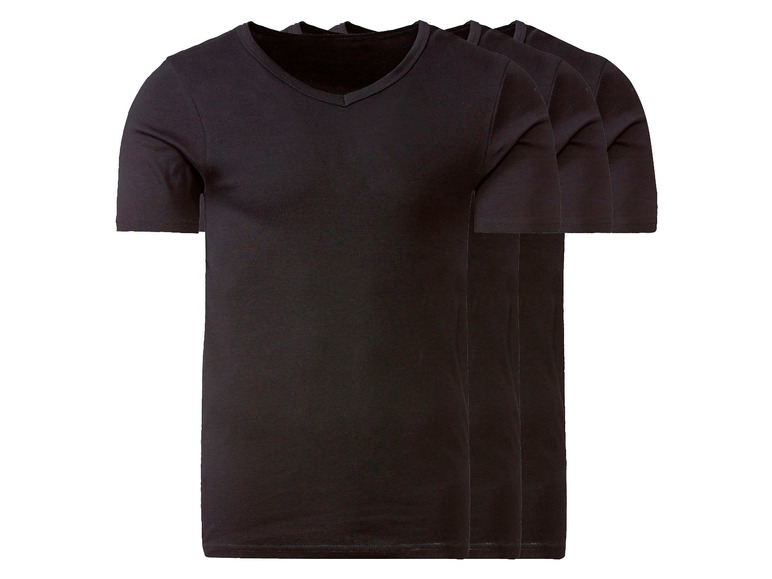 LIVERGY® Pánske tričká z jemnej rebrovitej pleteniny