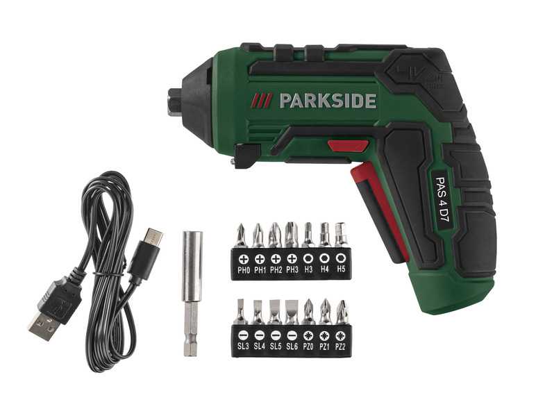 PARKSIDE® Aku skrutkovač 4 V PAS 4 D7 PARKSIDE®