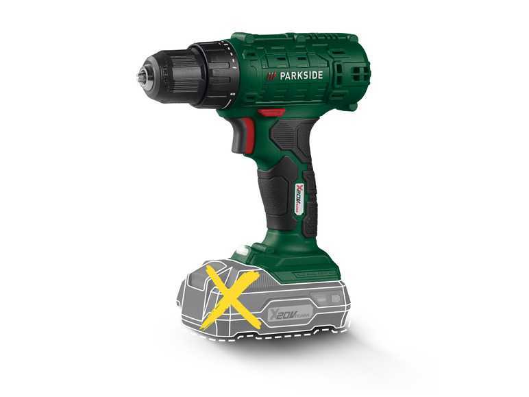 PARKSIDE® Aku vŕtací skrutkovač PBSA 20-Li A1 – bez akumulátora PARKSIDE®