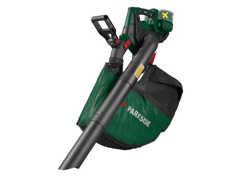 PARKSIDE® Aku vysávač/fúkač lístia PLSA 40-Li C2 – bez akumulátora PARKSIDE®