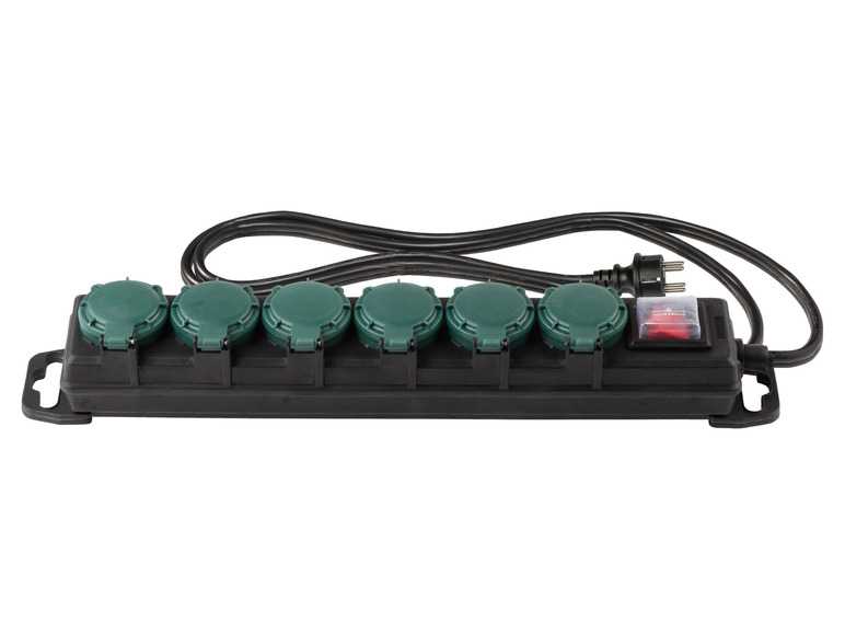 PARKSIDE® Exteriérová elektrická rozvodka (6 zásuviek) PARKSIDE®