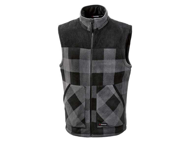 PARKSIDE® Pánska flaušová vesta (M (48/50)