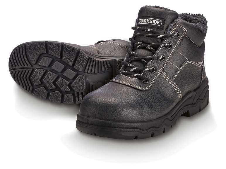 PARKSIDE® Pánska zateplená kožená bezpečnostná obuv S3 (45
