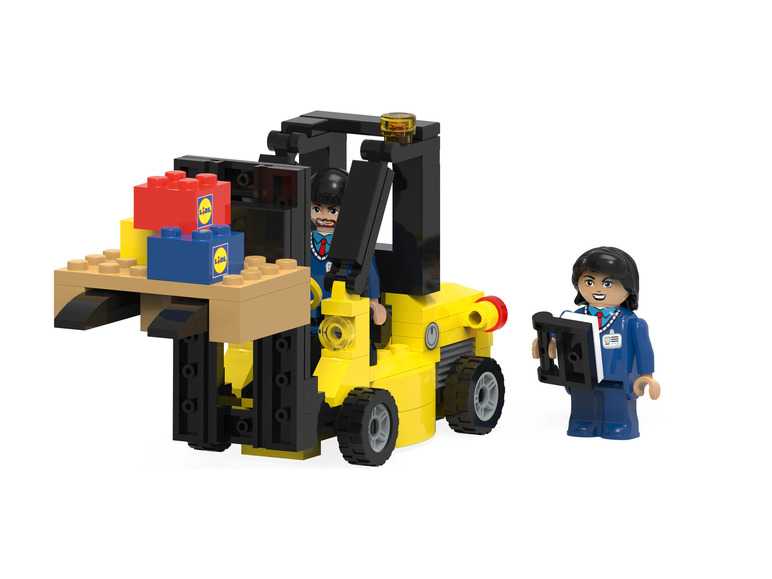 Playtive Clippys Stavebnica S (vysokozdvižný vozík Lidl) Playtive Clippys