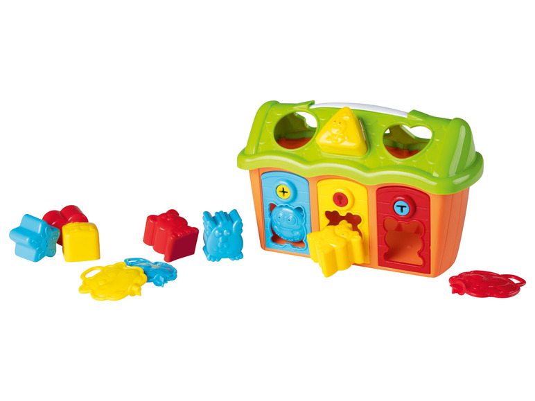 Playtive Detská plastová hračka (tvarová skladačka na kľúčik) Playtive