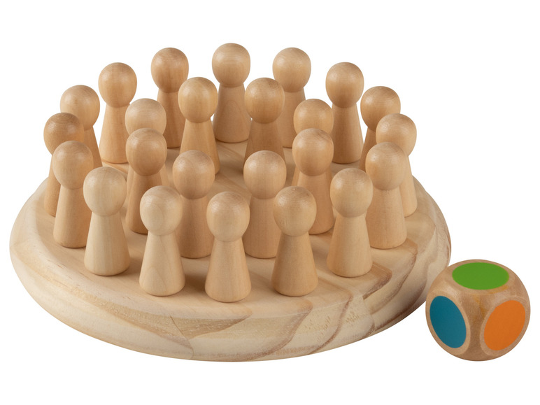 Playtive Drevená motorická Montessori hra (pamäťová hra) Playtive