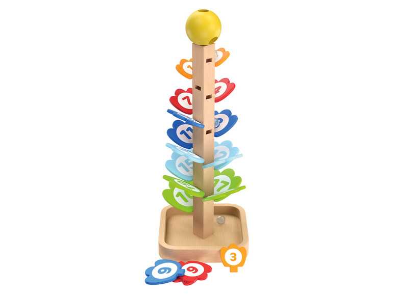 Playtive Drevená motorická hračka (strom vydávajúci zvuky) Playtive