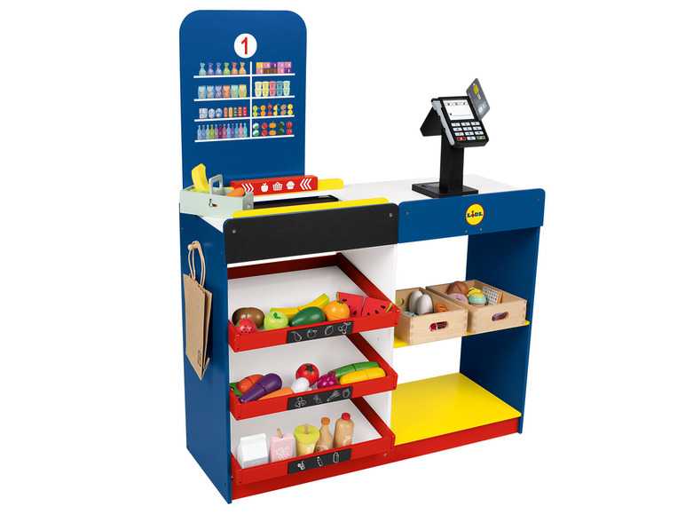 Playtive Drevený supermarket LIDL Playtive