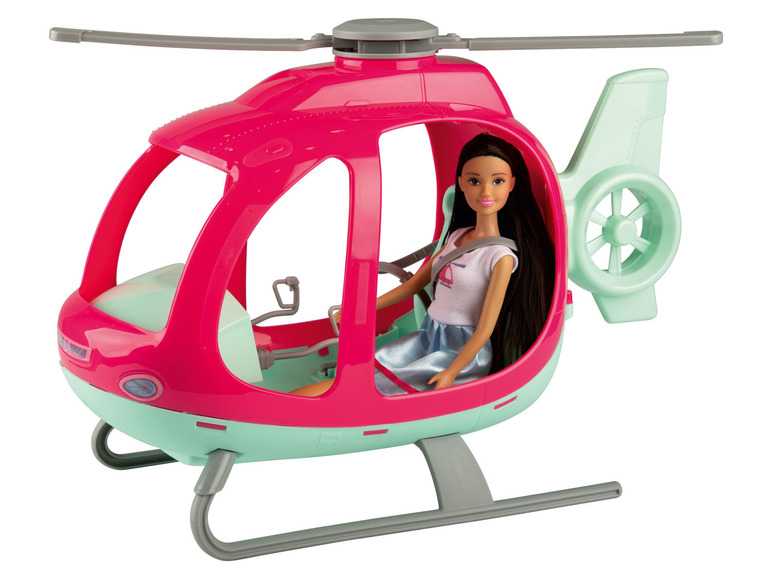 Playtive Fashion Doll Bábika s autom/vrtuľníkom (vrtuľník) Playtive