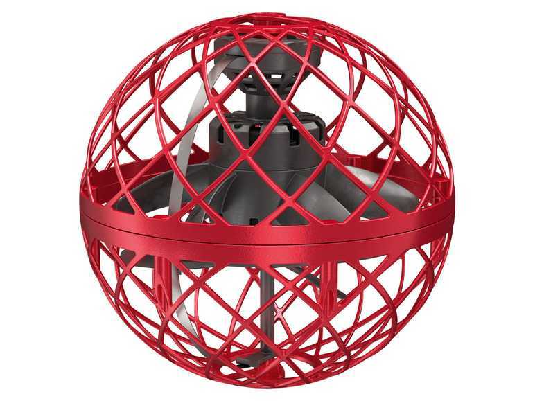 Playtive Lietajúca lopta s LED osvetlením (červená) Playtive
