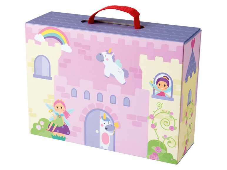 Playtive Prenosný drevený kufrík na hranie (zámok pre princeznú) Playtive