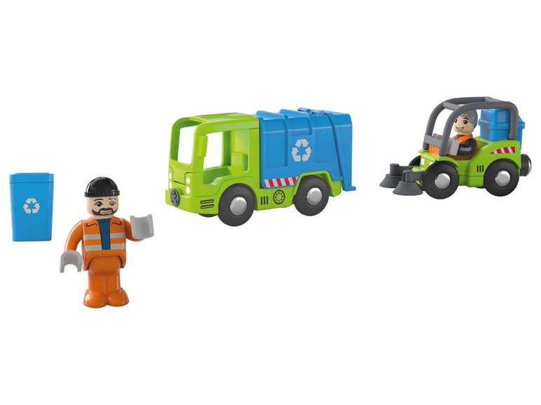 Playtive Tematické vozidlá (smetiarske/zametacie auto) Playtive
