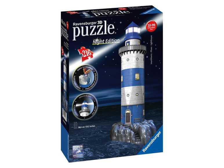 Ravensburger 3D Puzzle LED stavba (maják) Ravensburger