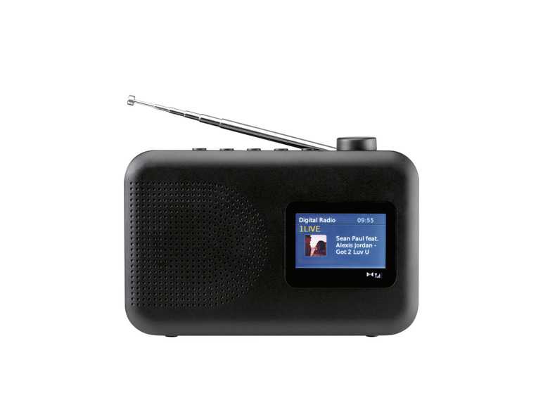 SILVERCREST® DAB+ rádio SDABC 1 A2 (čierna) SILVERCREST®