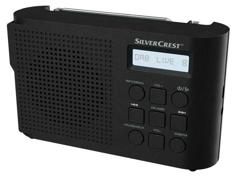 SILVERCREST® Digitálne rádio DAB+ SDR 1.5 B1 SILVERCREST®