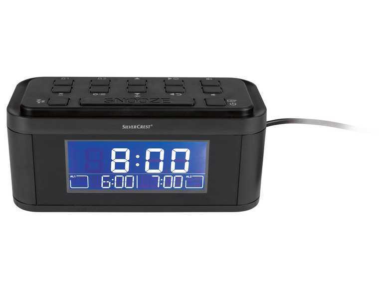 SILVERCREST® Rádiový budík DAB+ SDR 50 A2 (čierna) SILVERCREST®