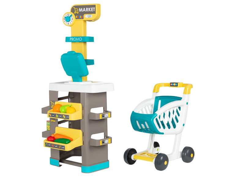 SMOBY Detský supermarket s nákupným vozíkom SMOBY