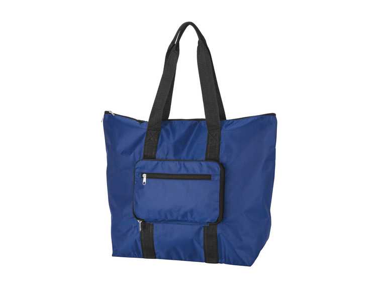 TOPMOVE® Skladací ruksak/Skladacia taška (nákupná taška/modrá) TOPMOVE®