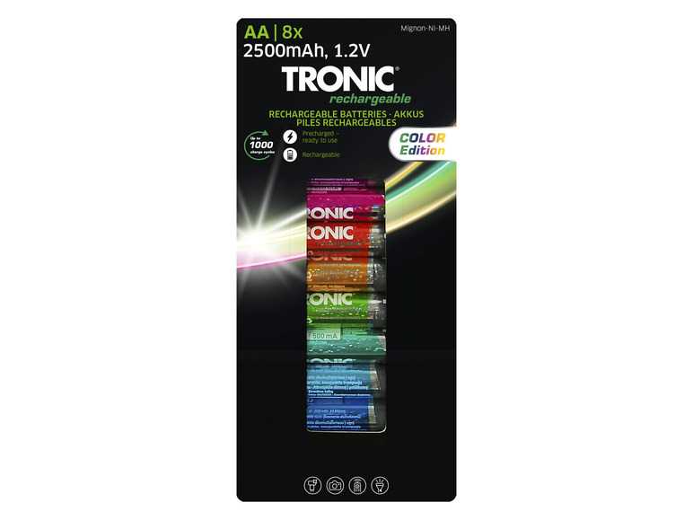 TRONIC® Batérie Ni-MH Ready 2 Use Color