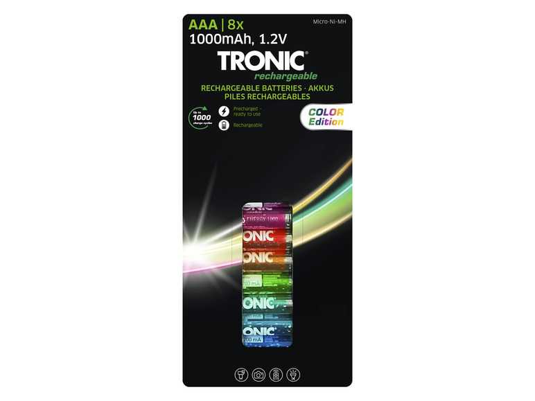 TRONIC® Batérie Ni-MH Ready 2 Use Color