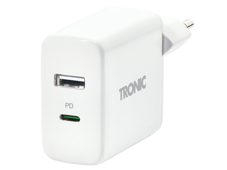 TRONIC® Dvojitá USB nabíjačka 32 W TSLEU 32 A1/TSLGB 32 A1 (biela) TRONIC®