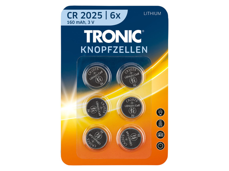 TRONIC® Gombíkové batérie