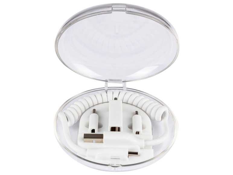 TRONIC® Nabíjací a dátový kábel 5 v 1 (biela) TRONIC®