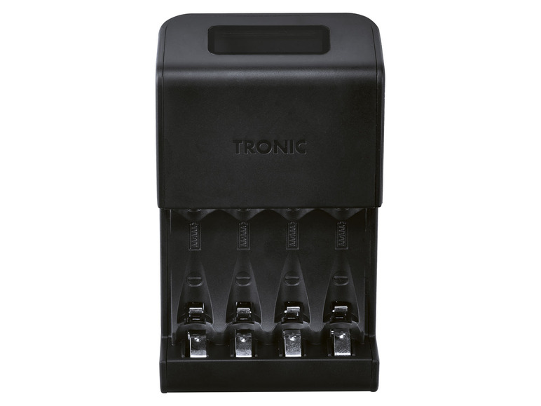 TRONIC® Nabíjačka batérií s LCD displejom TRC 4 B2 (nabíjačka vrátane 4 AAA batérií) TRONIC®