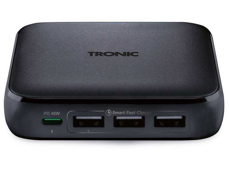 TRONIC® USB nabíjačka so 4 výstupmi TRONIC®