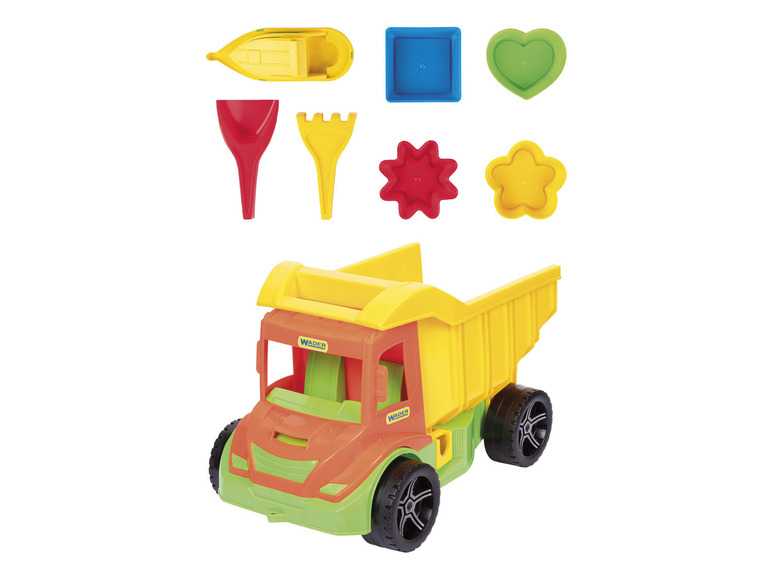 WADER Hračkárske auto (nákladné auto s letnou súpravou) WADER