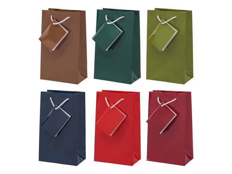 crelando® Darčekové tašky (jednofarebné tašky