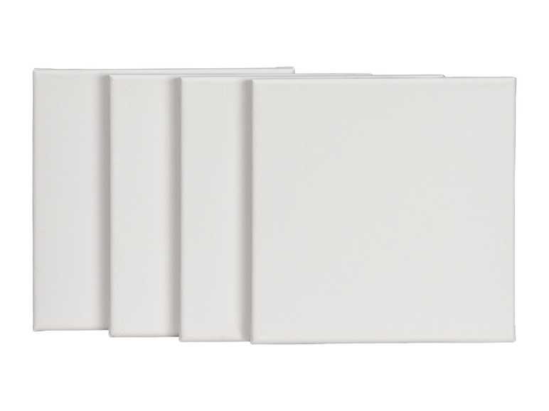crelando® Maliarske plátno (4 ks (20 x 20 cm)) crelando®