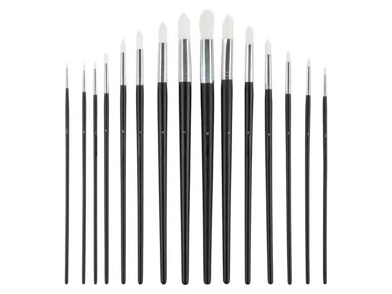 crelando® Súprava nylonových štetcov (okrúhle štetce