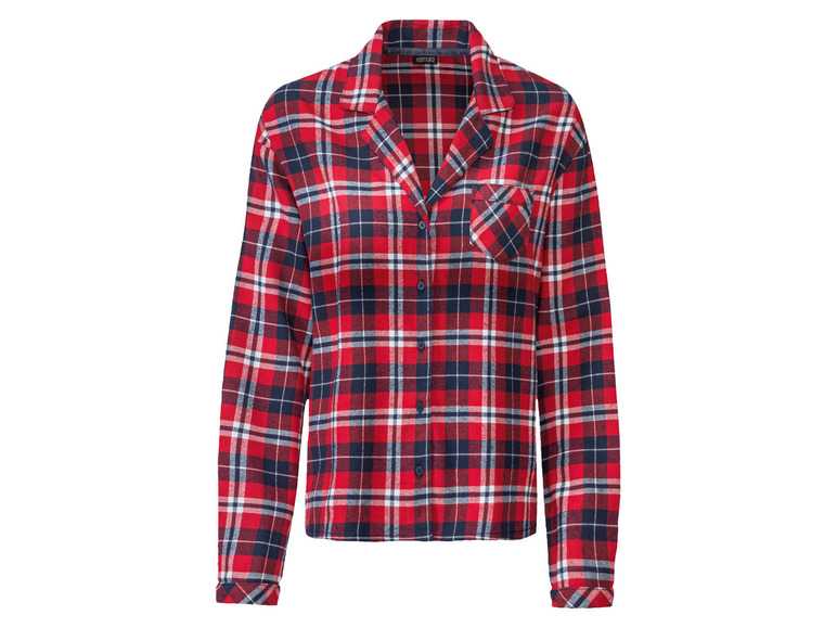 esmara® Dámska flanelová pyžamová košeľa (L (44/46)