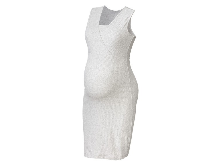 esmara® Dámske rebrované tehotenské šaty (XS (32/34)