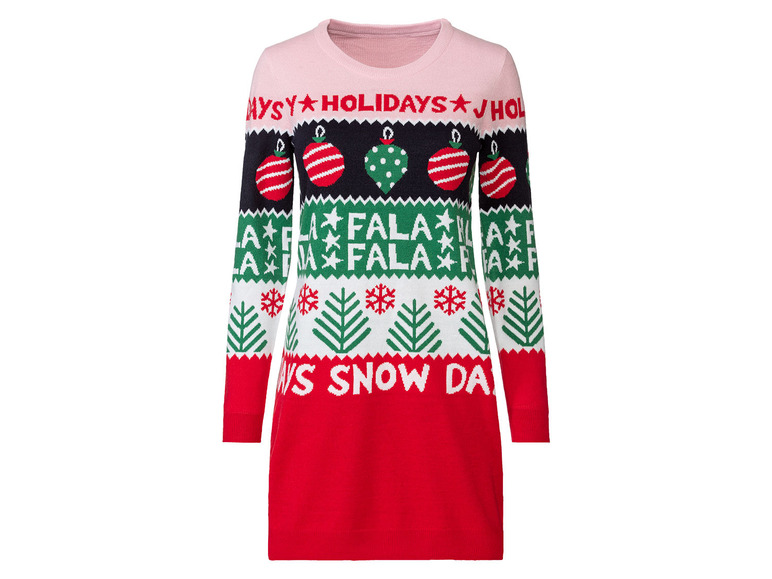 esmara® Dámske vianočné pletené šaty (S (36/38)