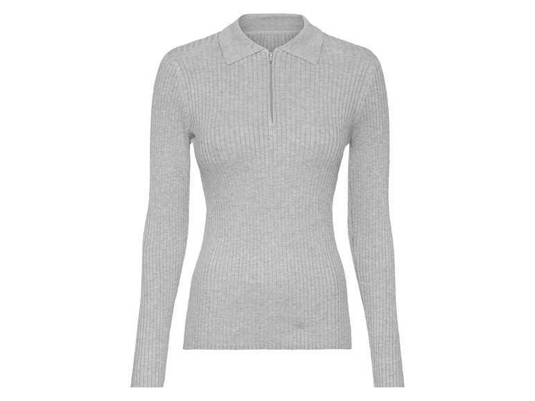 esmara® Dámsky pulóver z rebrovanej pleteniny (S (36/38)
