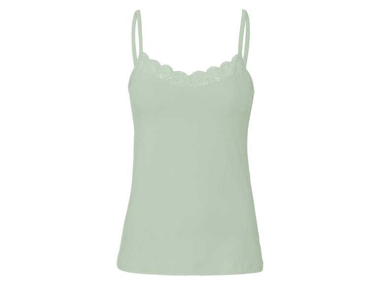 esmara® Dámsky top s úzkymi ramienkami a čipkou (M (40/42)