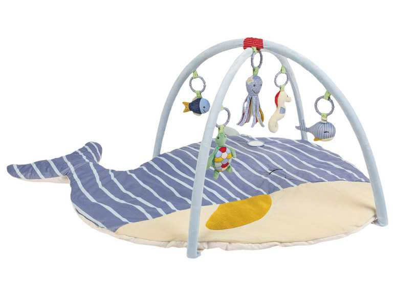 lupilu® Detská hracia deka s hrazdičkou (veľryba) lupilu®