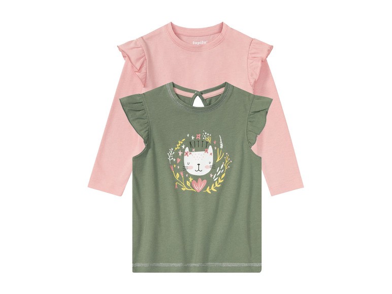 lupilu® Detské dievčenské tričká