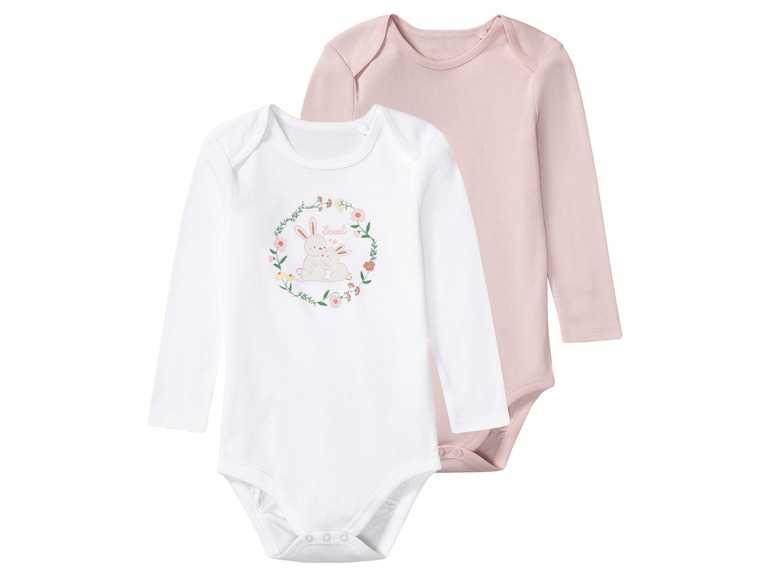 lupilu® Dievčenské body pre bábätká BIO