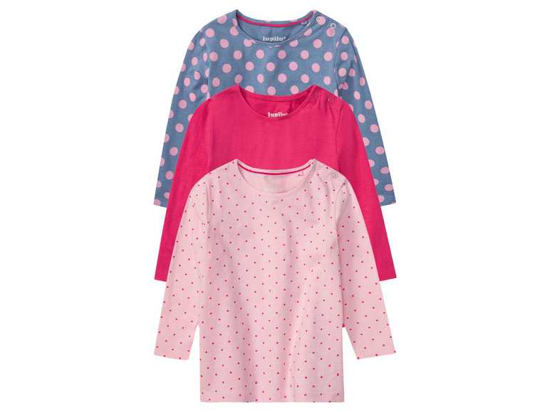 lupilu® Dievčenské tričko s dlhým rukávom