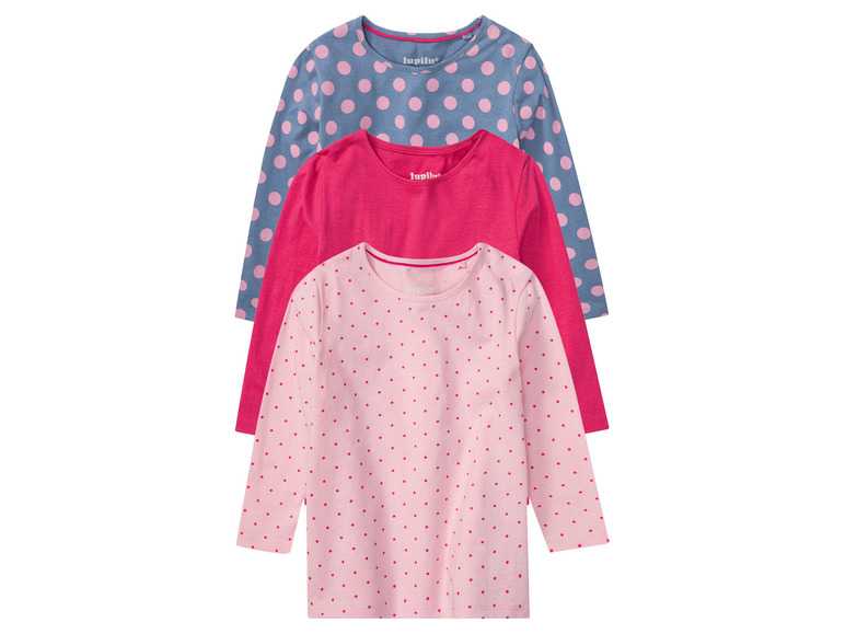 lupilu® Dievčenské tričko s dlhým rukávom