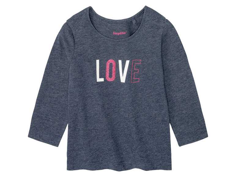 lupilu® Dievčenské tričko s dlhým rukávom (98/104