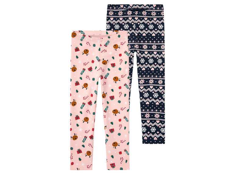 lupilu® Dievčenské vianočné termolegíny