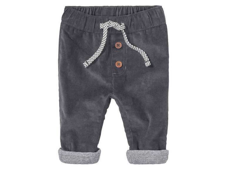 lupilu® Dievčenské/chlapčenské menčestrové nohavice pre bábätká  (92