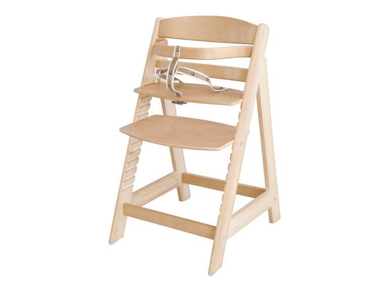 roba Detská drevená vysoká jedálenská stolička Sit Up (prírodná) roba
